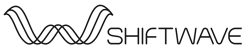 horizontal white Shiftwave logo (1)